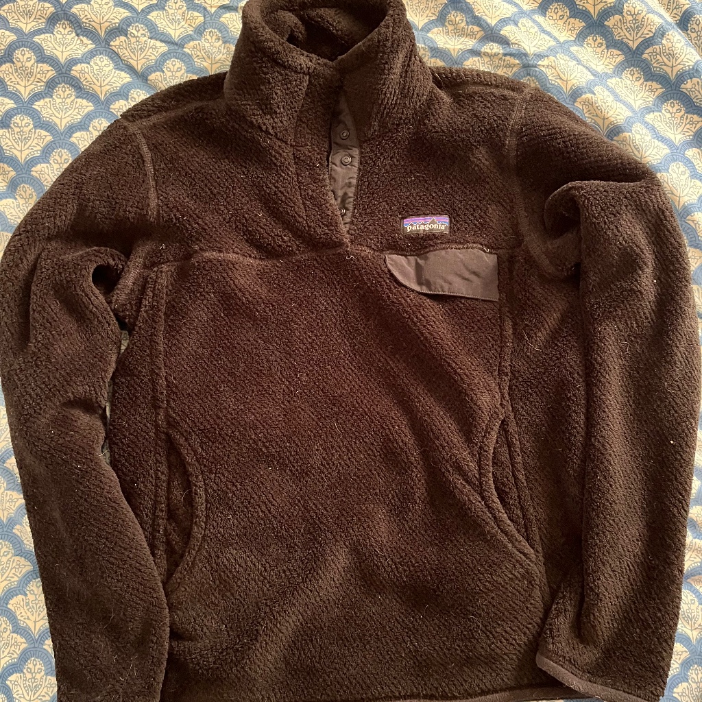 Patagonia Re-Tool Snap-T Pullover Fleece Classic Black Sm - Like New